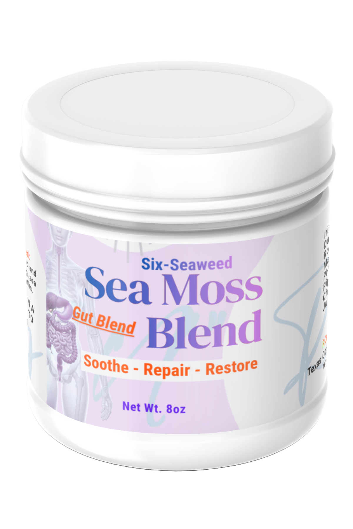 Six-Sea Moss Blend - Gut Blend