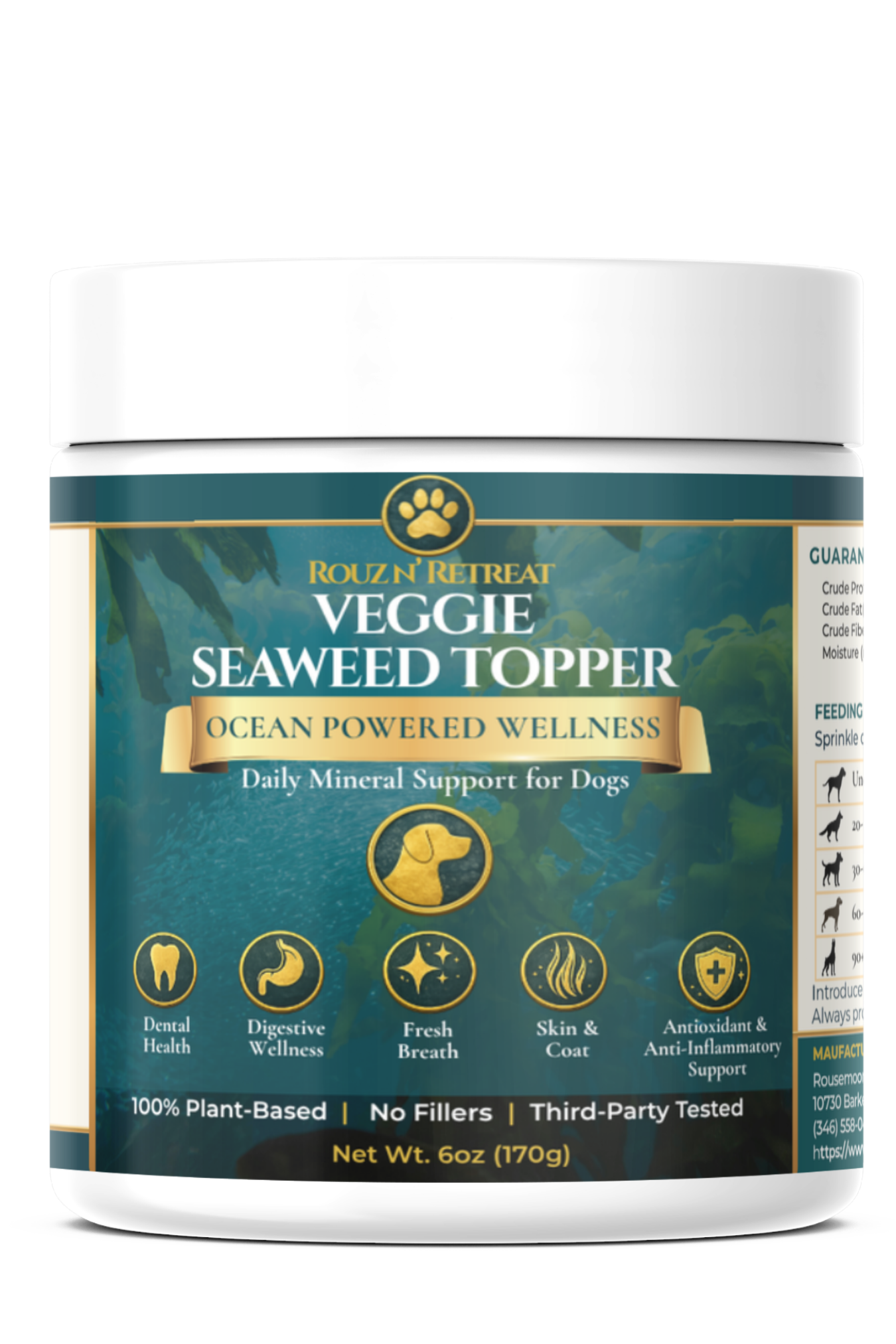 Seaweed Topper for Dogs