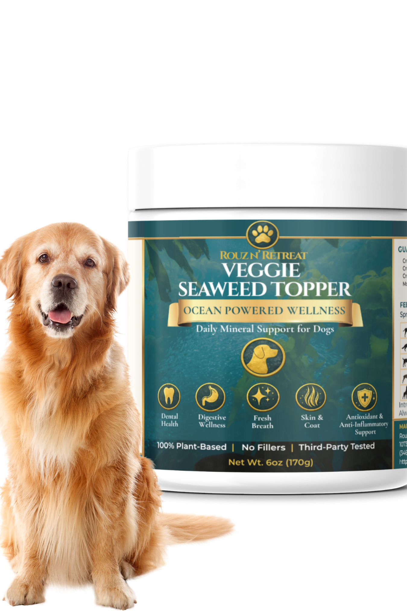 Seaweed Topper for Dogs
